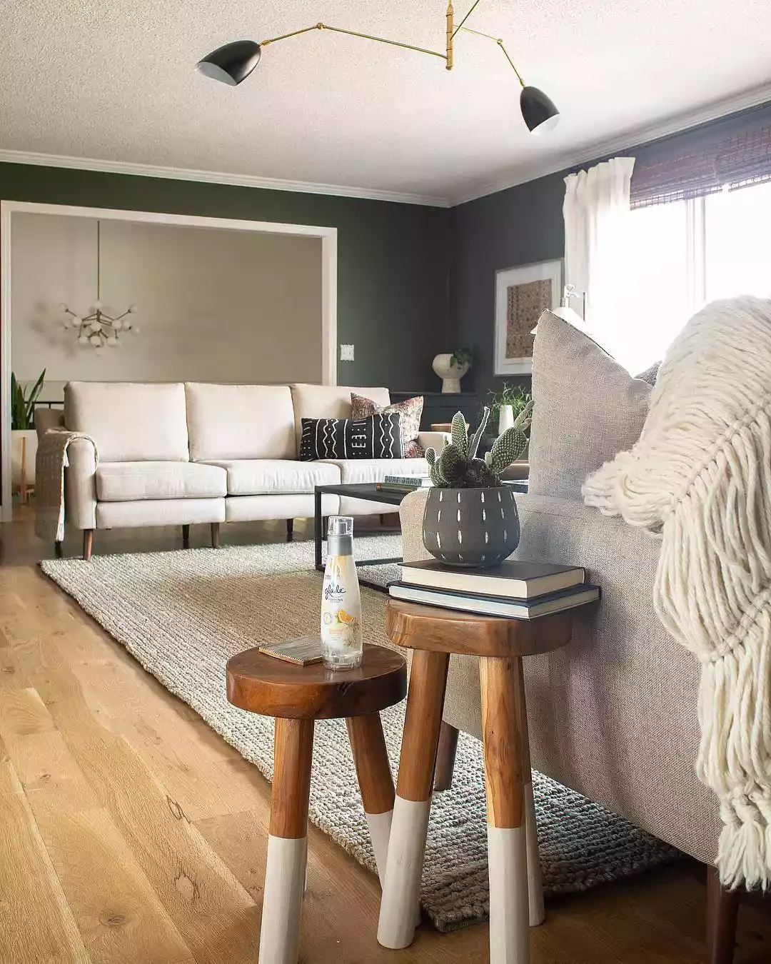 30 Green Living Room Ideas That Create Natural Serenity Indoors 7 Go Dark