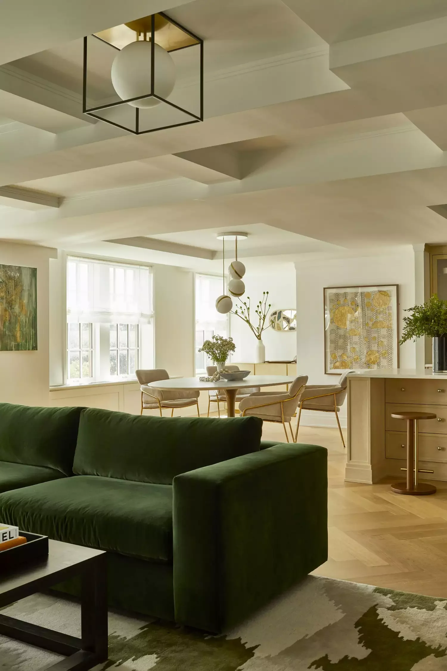 30 Stunning Vaulted Ceiling Ideas to Transform Your Space 24 Go Geometric