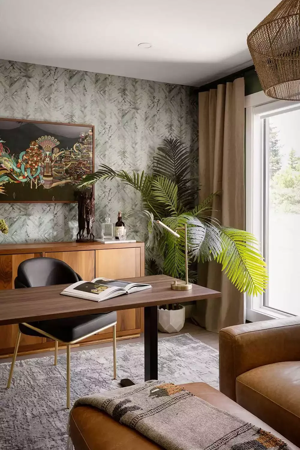 30 Stunning Home Office Rug Ideas to Transform Your Work-From-Home Space Go Gray