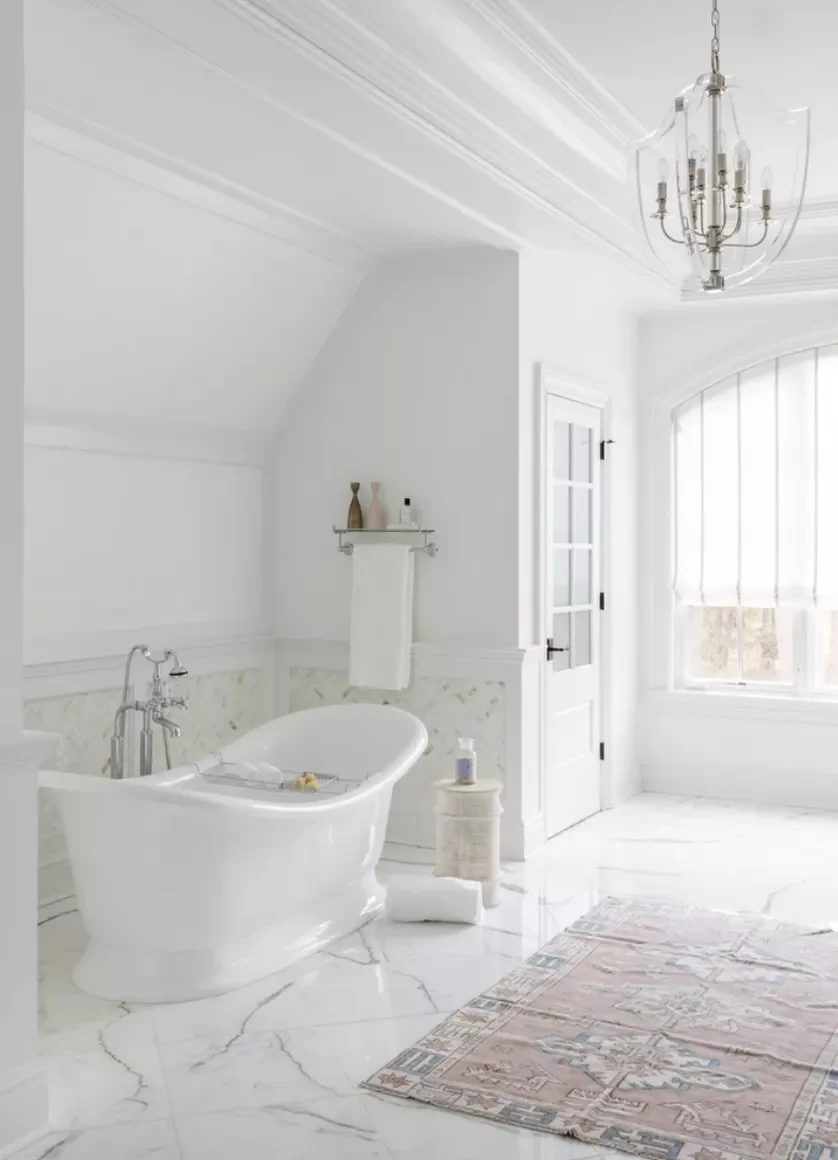 22 Stunning Bathtub Design Ideas That Will Transform Your Bathroom 16 Go Light and Bright