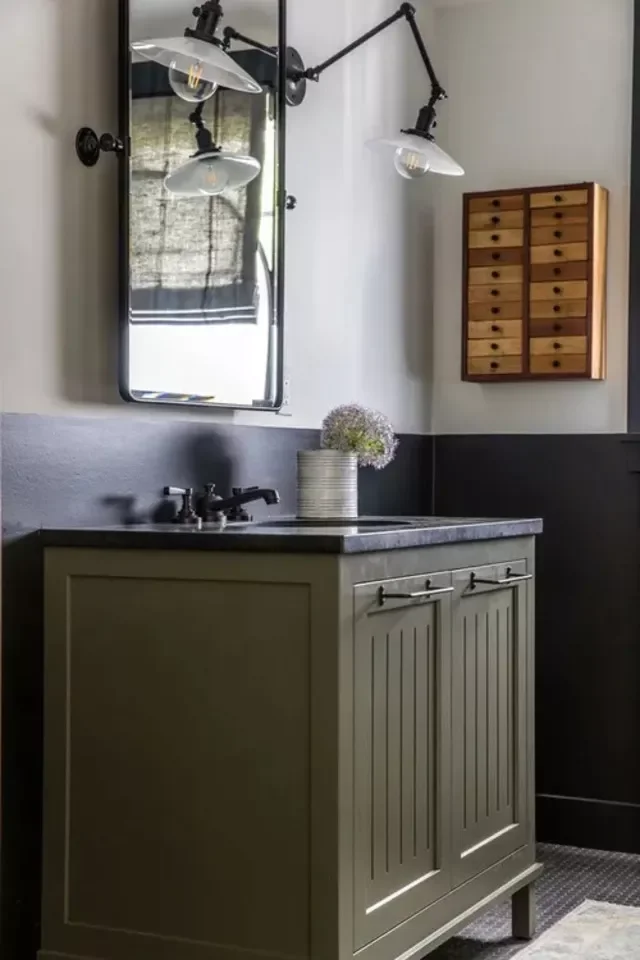 50 Dramatic Dark Bathroom Ideas to Transform Your Space 7 Go Minimalist