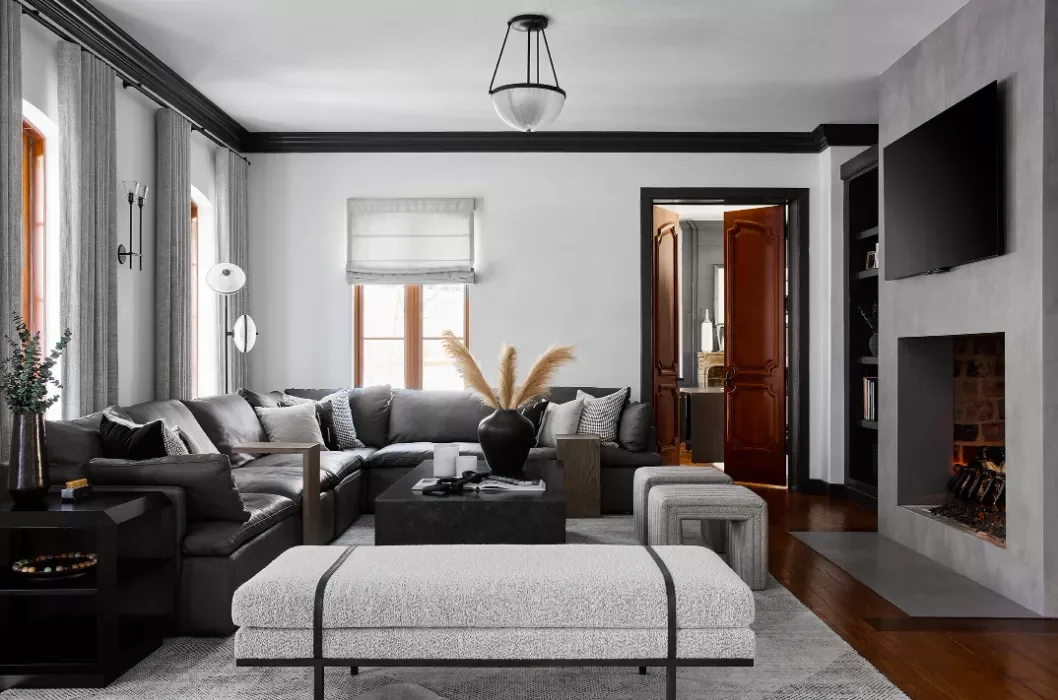 41 Stunning Black Sofa Living Room Ideas That Will Transform Your Space 24 Go Monochromatic With Gray