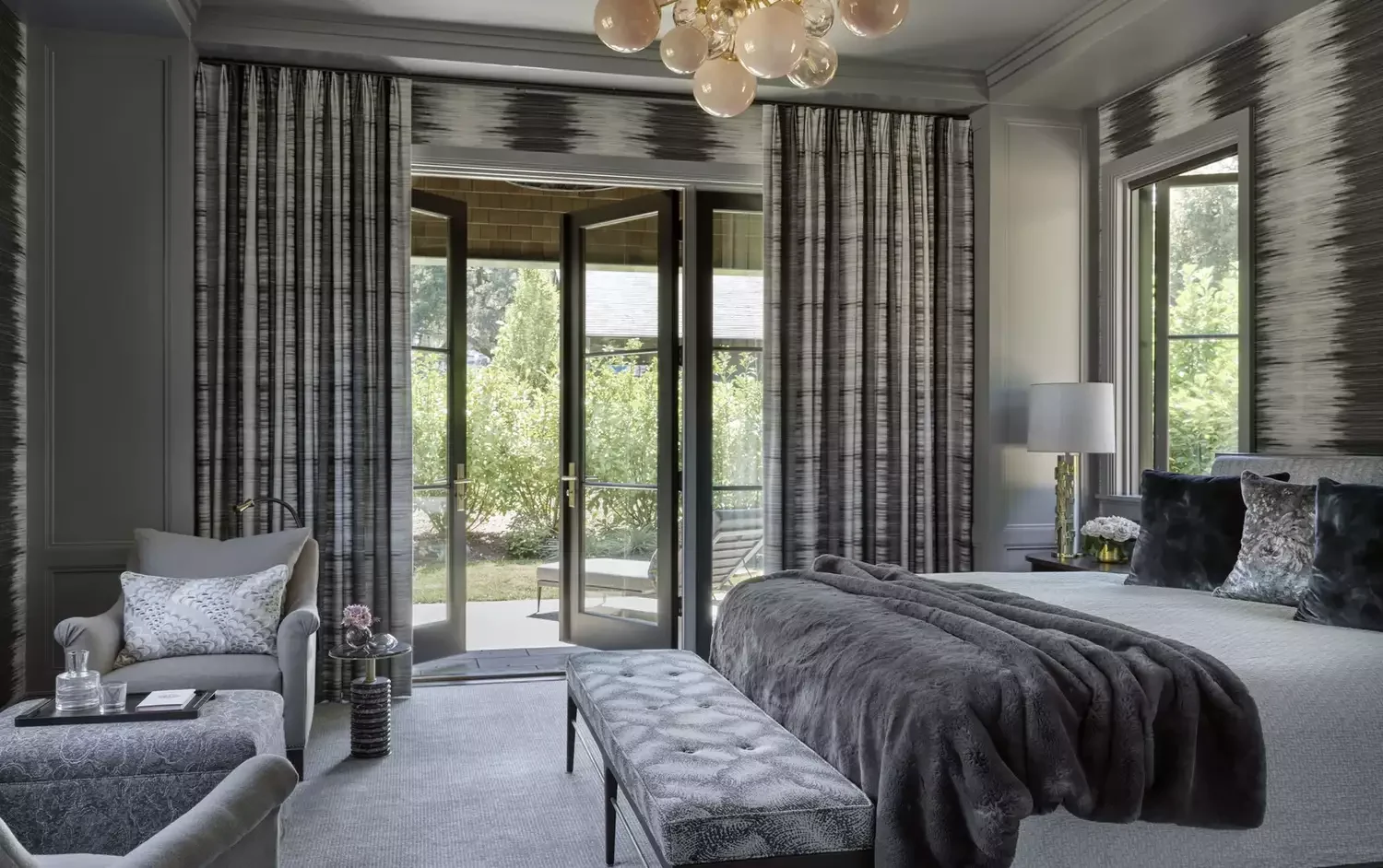 32 Stunning Gray and White Bedroom Ideas for a Classic Look That Never Goes Out of Style 27 Go Monochrome and Bold