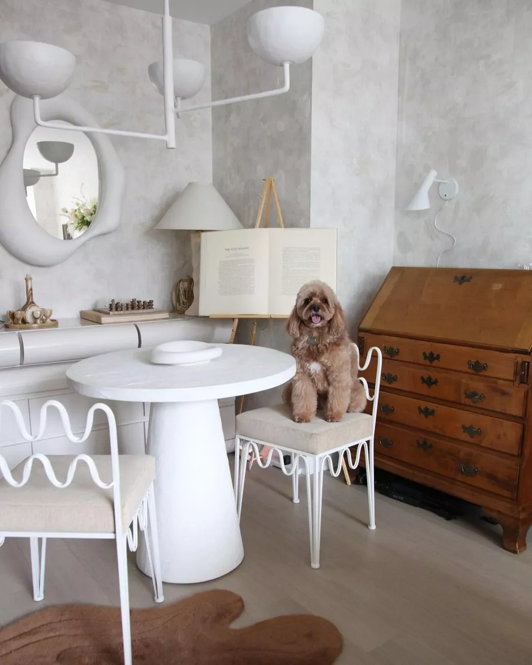 20 Brilliant Ways to Fit a Dining Table in Your Small Living Room 2 Go Monochrome