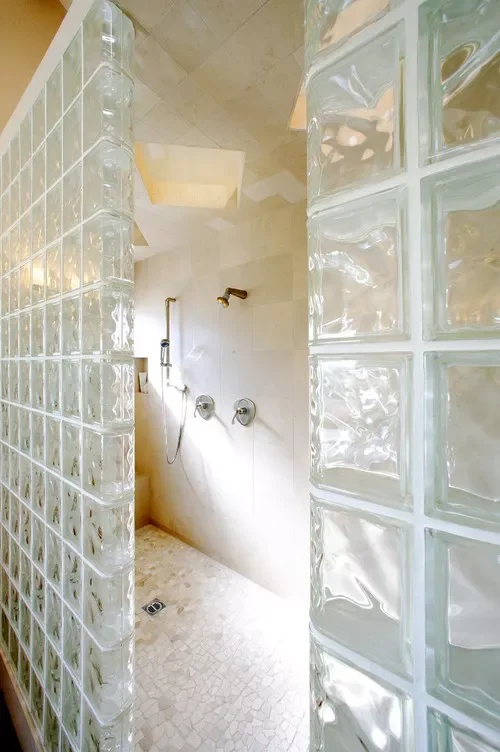20 Stunning Open Walk-In Shower Ideas to Transform Your Bathroom 13 Go Retro