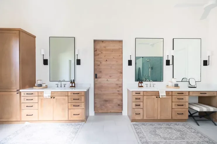 20 Beautiful Makeup Vanity Ideas to Transform Your Daily Beauty Routine 10 Go Simple and Spa-Like