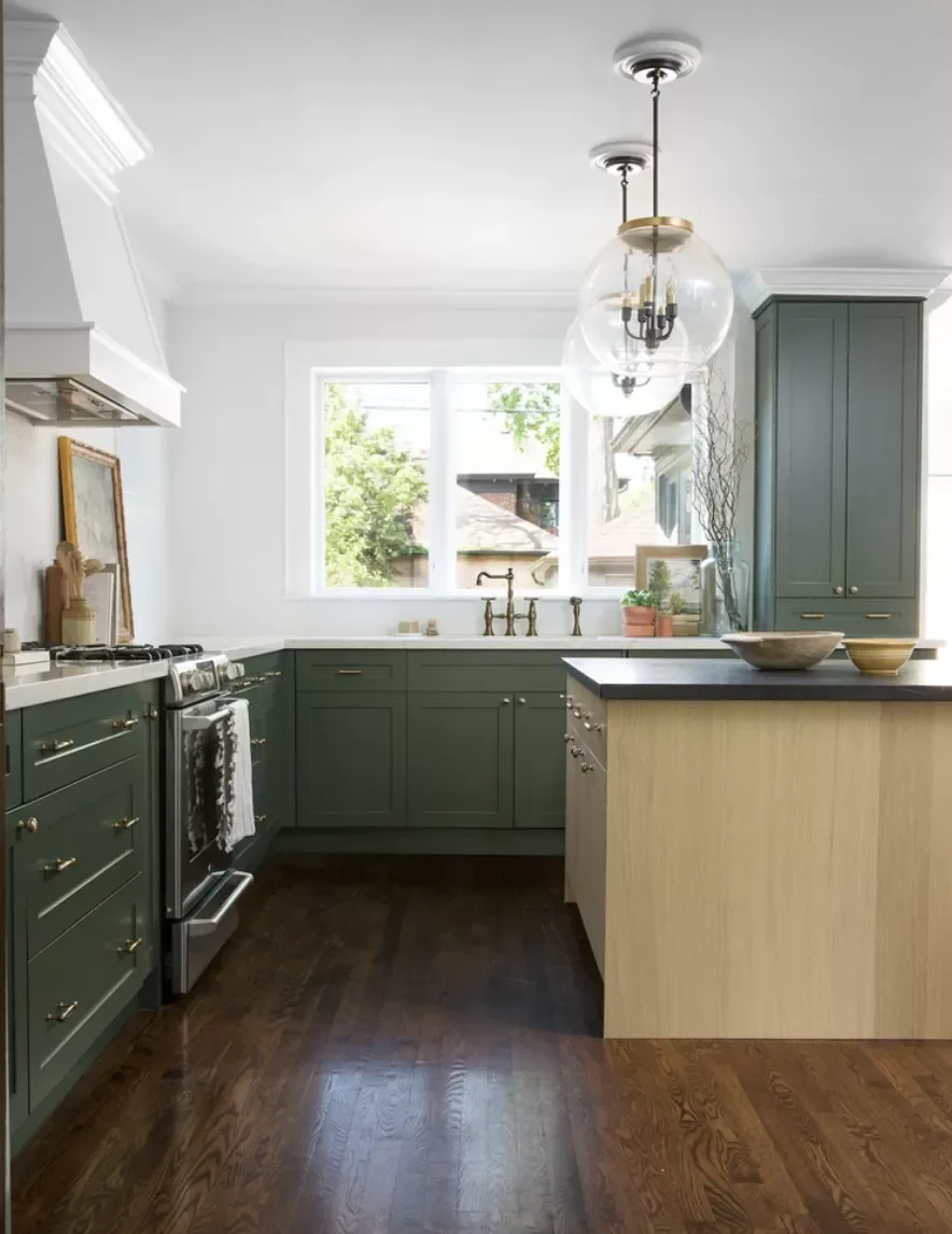 37 Stunning Green Kitchen Cabinet Ideas That Will Transform Your Space Go for Kelly Green