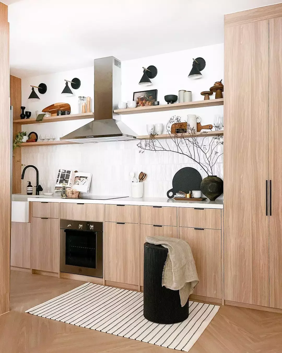 32 Kitchen Rug Ideas That Will Make Your Feet Dance With Joy Go for Those Stripes
