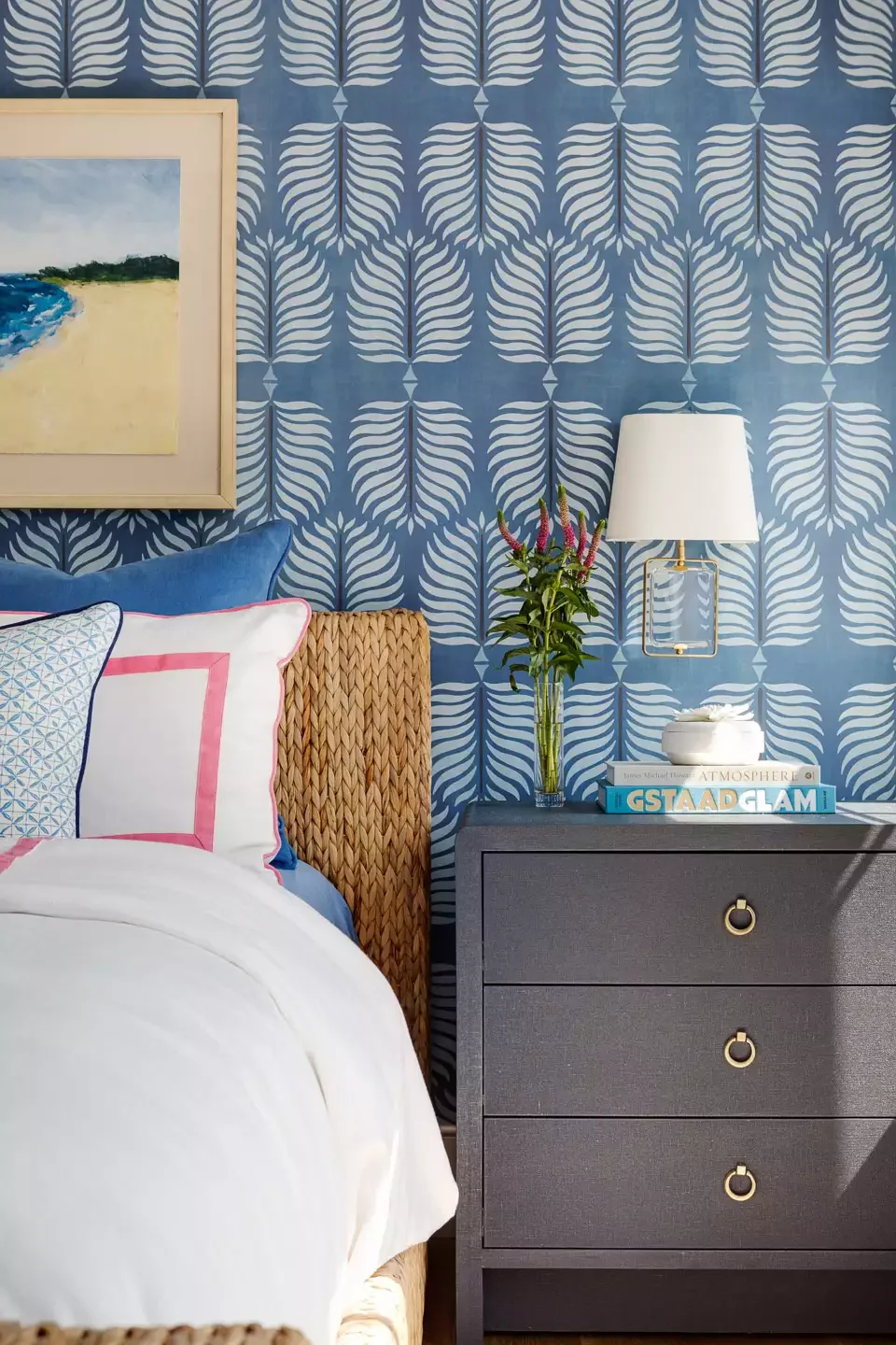 22 Beautiful Ways to Bring Botanical Prints Into Your Home Design 7 Go for a Block Print Look