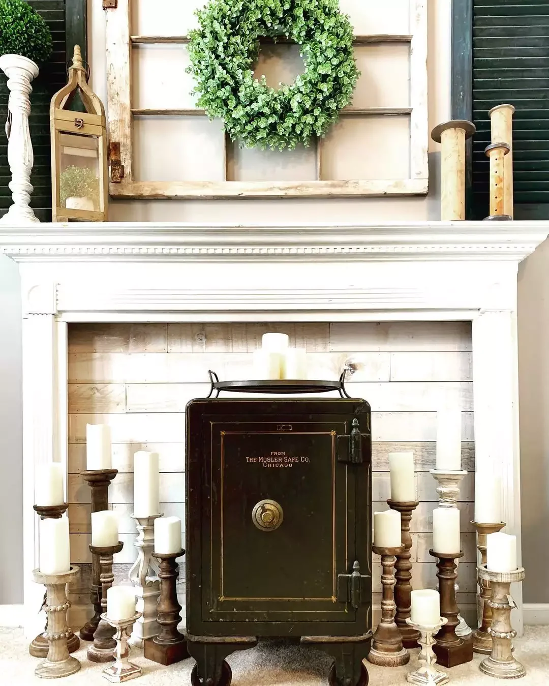 24 Creative Ways to Transform Your Fireplace with Candles 22 Go for a Grouping