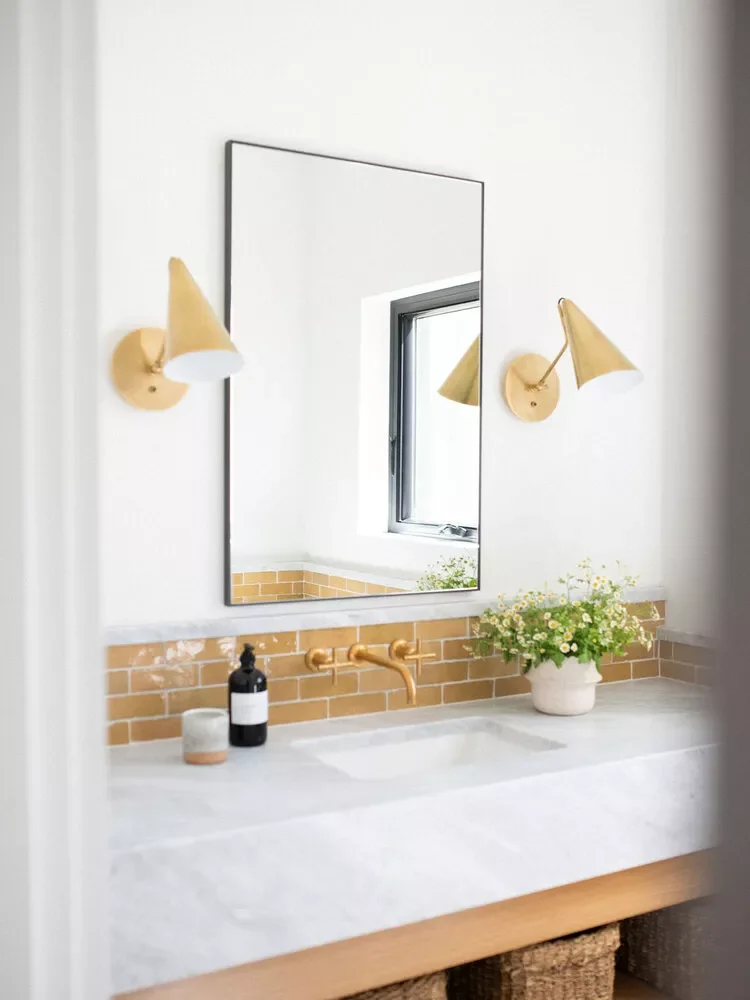 74 Amazing Bathroom Decorating Ideas That Will Transform Your Space 65 Gold, Handmade Tiles