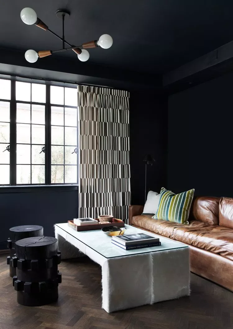 52 Stunning Living Room Curtain Ideas That Transform Any Space 37 Graphic Curtains