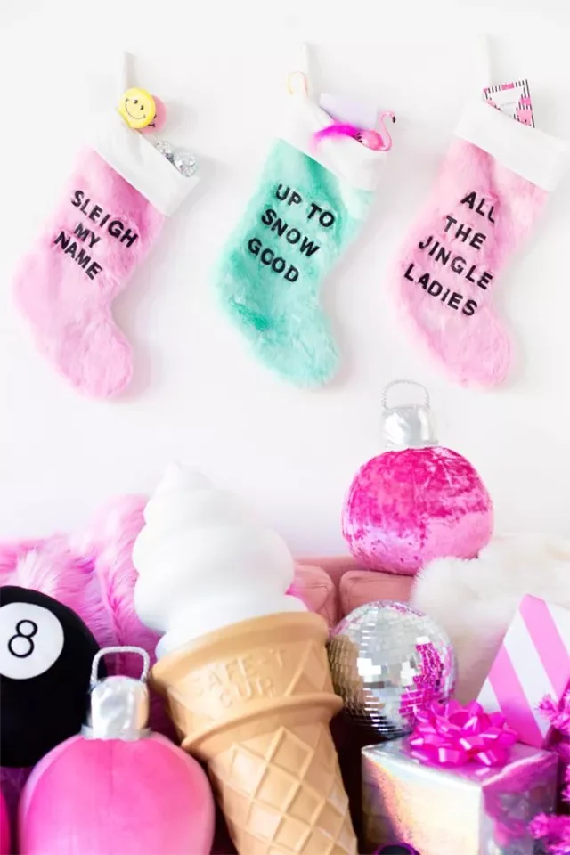 41 Creative DIY Christmas Stocking Ideas That Will Transform Your Holiday Decor 7 Graphic Stockings