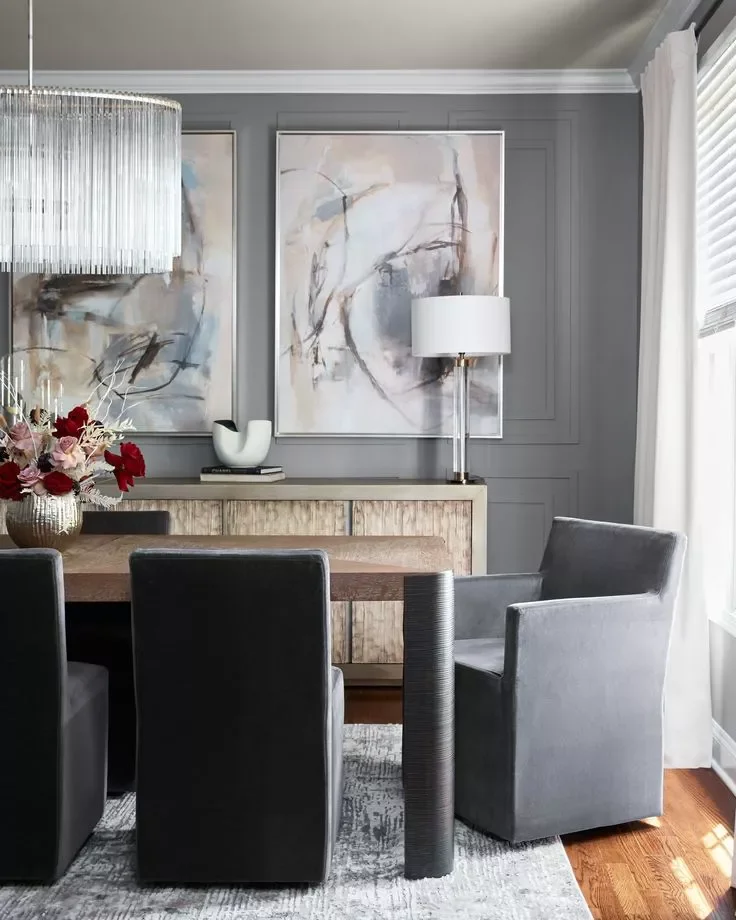 32 Stunning Dining Room Wainscoting Ideas That Will Transform Your Space Gray Wainscoting