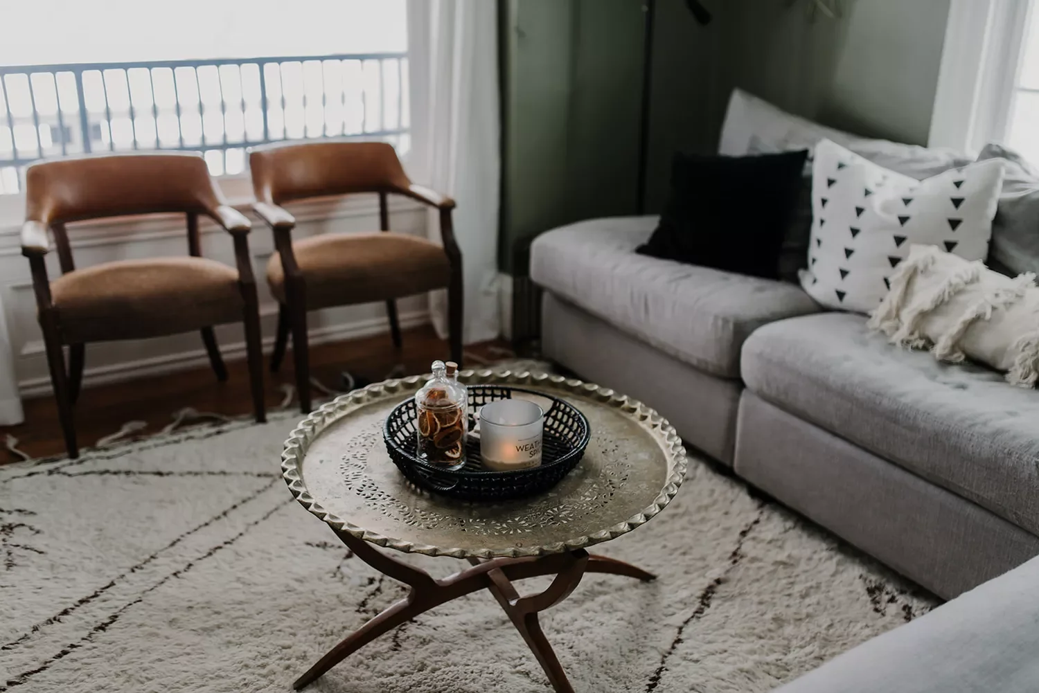 43 Stunning Gray Living Room Ideas That Create the Perfect Serene Haven 16 Gray and Sage Green