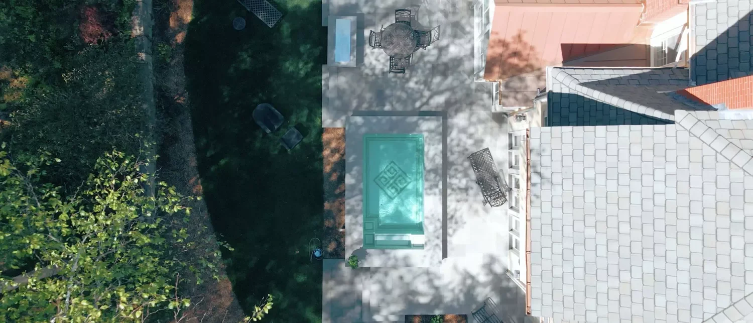 20 Stunning Pool Tile Ideas to Transform Your Swimming Area 6 Greek Key Mosaic Tile Detail