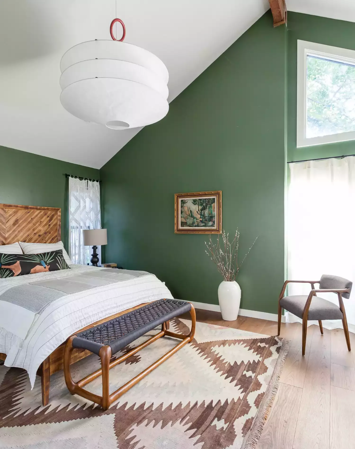 22 Creative Wall Painting Ideas to Transform Every Room in Your Home 7 Green Bedroom Walls