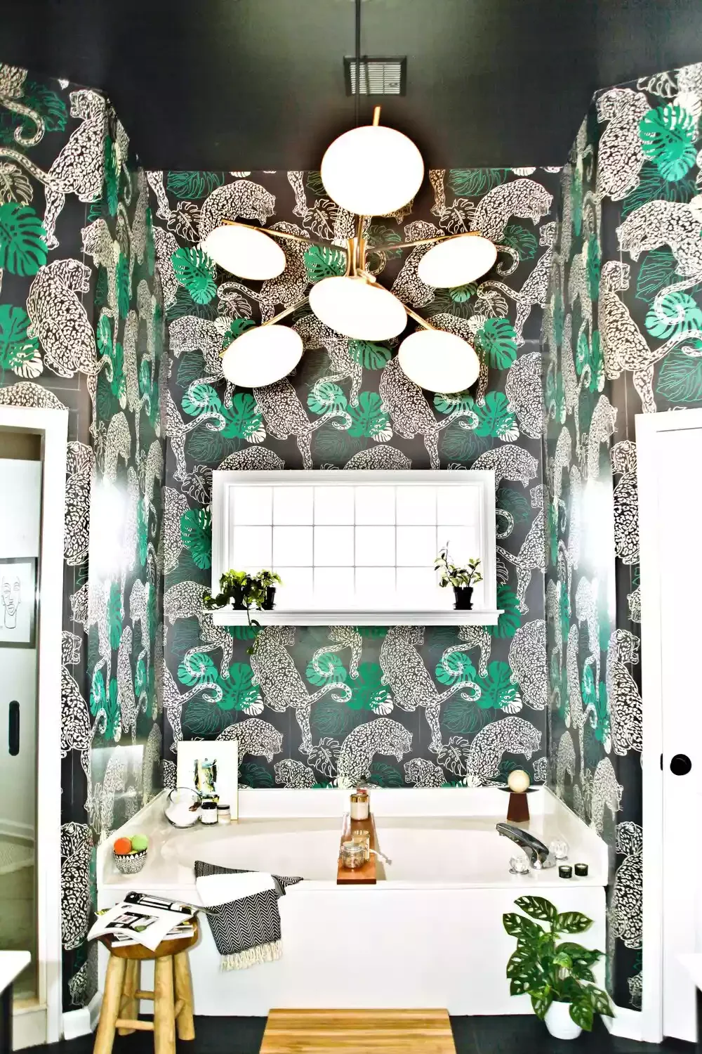 41 Stunning Bathroom Color Ideas to Transform Your Space Green + Black