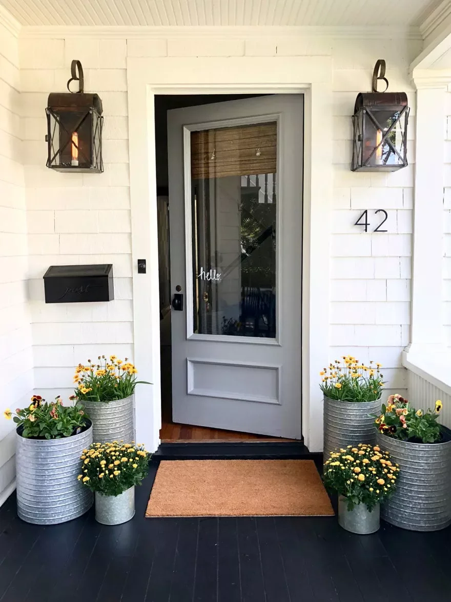 39 Stunning Front Door Decor Ideas to Welcome Every Season Greet Your Guests
