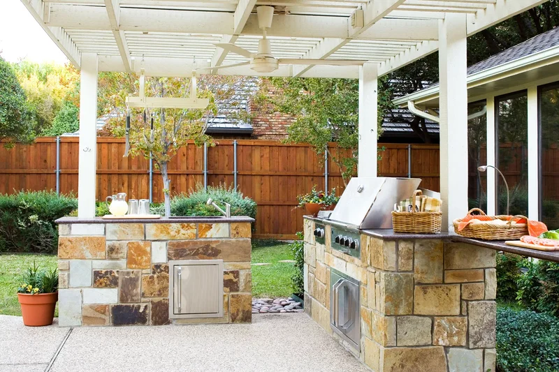 32 Stunning Outdoor Kitchen Ideas Perfect for Entertaining 12 Grilling Utensil Storage