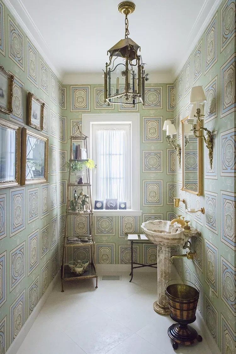 32 Powder Room Design Ideas That Turn Your Small Space Into a Style Statement Half Bathroom Statement Sink