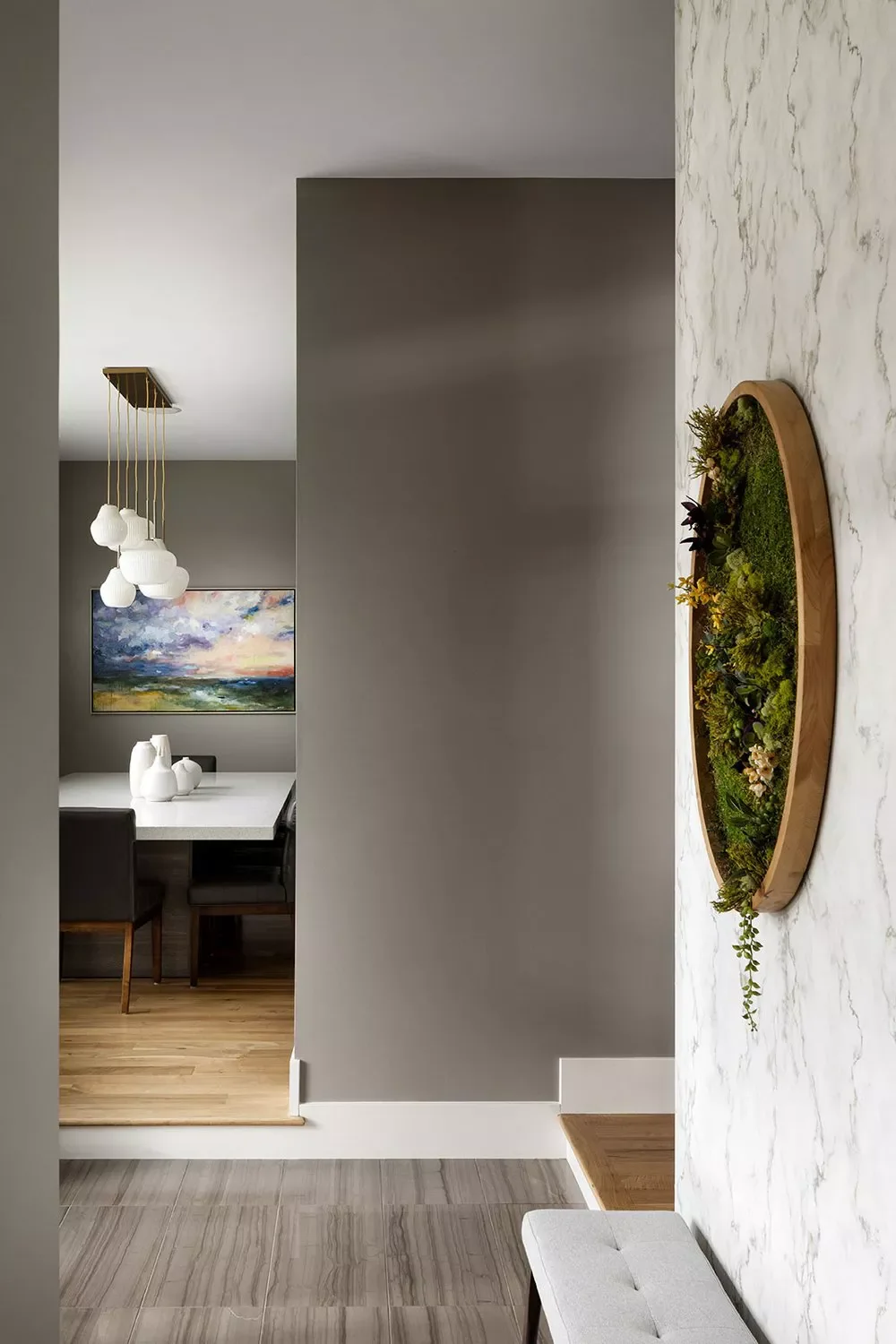 26 Stunning Plant Wall Ideas That'll Transform Your Home Into a Green Paradise 2 Hallway Plant Wall