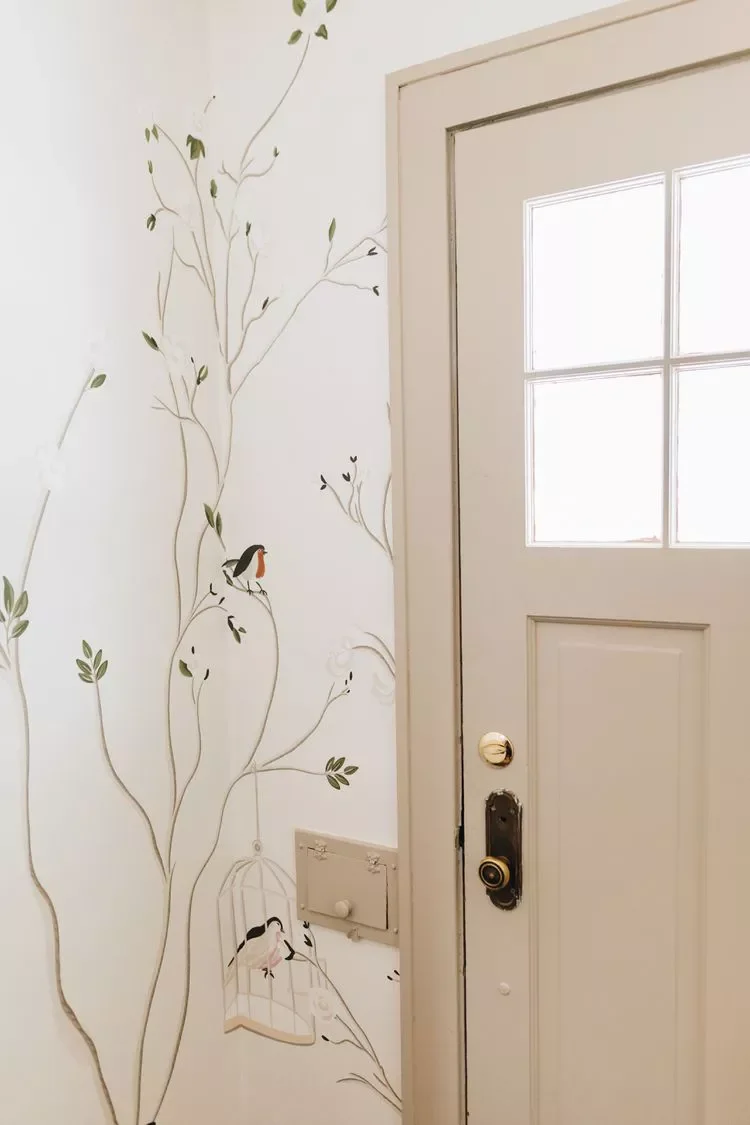 53 Fresh Summer Home Decor Ideas That'll Transform Your Space 48 Hand-Paint Wallpaper