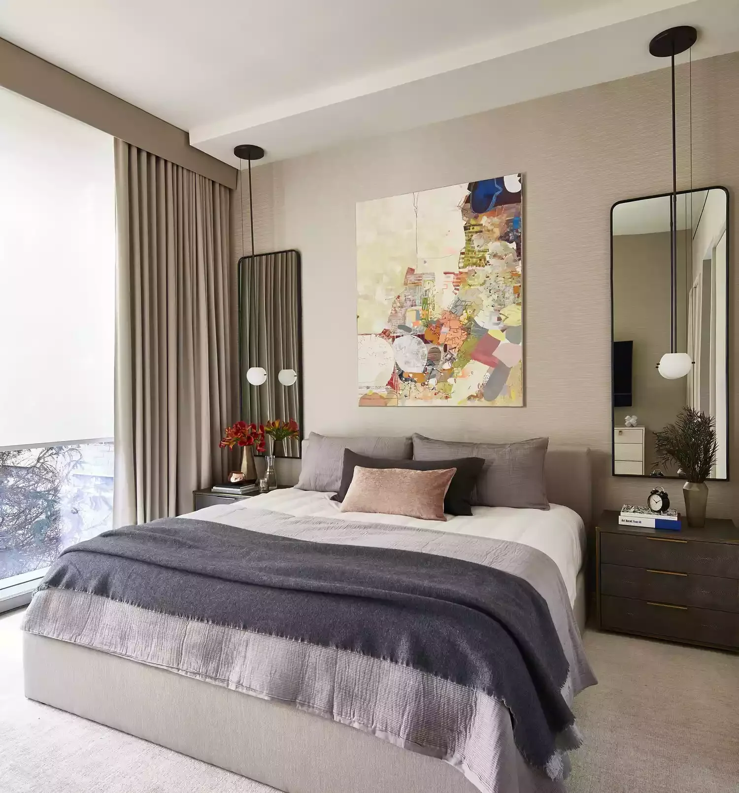 85 Stunning Primary Bedroom Design Ideas to Transform Your Space Hang Bedside Mirrors