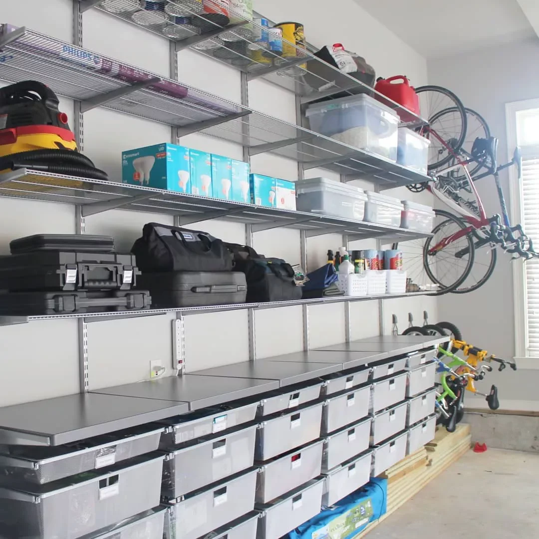 18 Smart Bike Storage Solutions for Your Garage Space Hang Bikes From a Tire Tray
