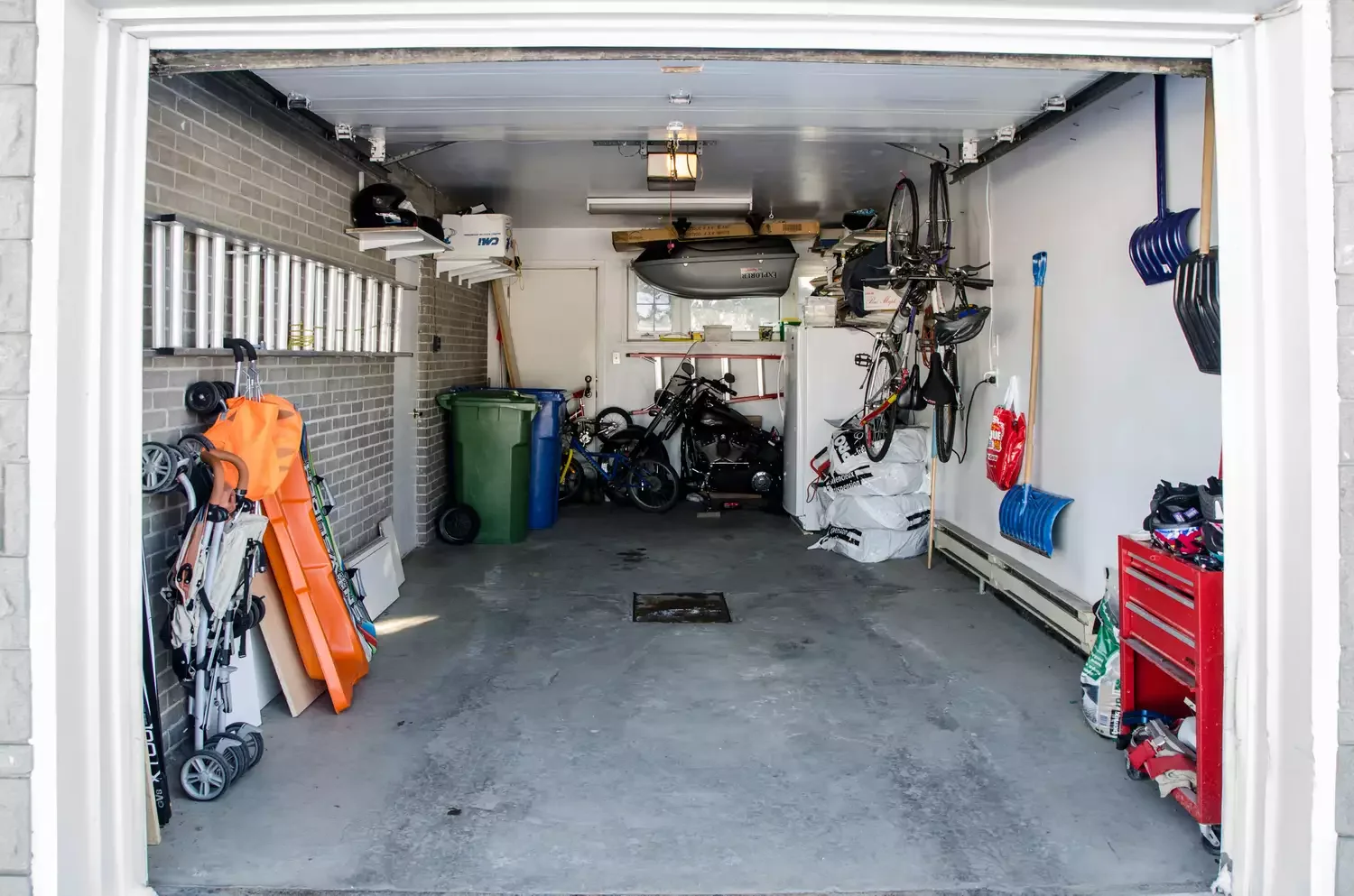 18 Smart Bike Storage Solutions for Your Garage Space Hang Bikes Upside Down