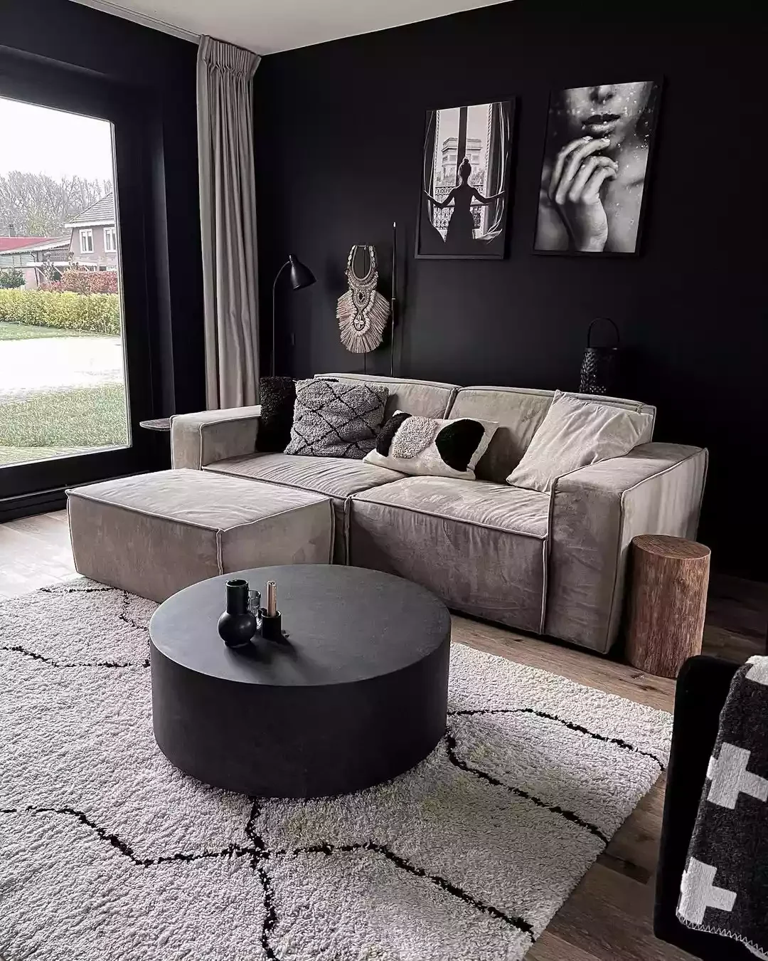 30 Stunning Black and White Living Room Ideas That Will Transform Your Space 21 Hang Black-and-White Photos
