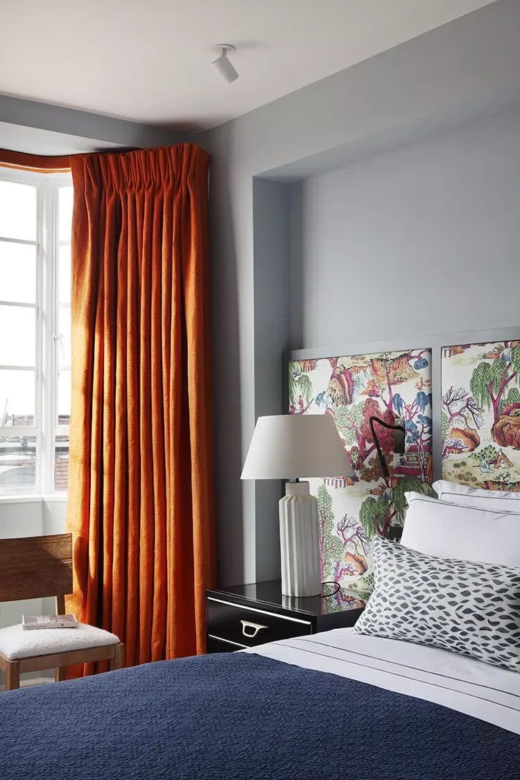 77 Bedroom Design Ideas That Perfectly Balance Personal Style and Sophistication Hang Bold Drapes