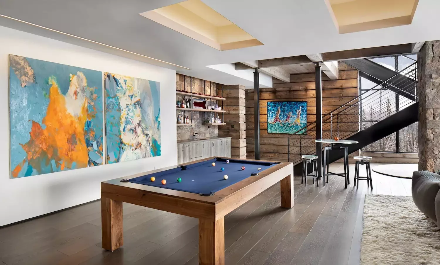 49 Stylish Game Room Ideas That Blend Fun with Design Hang Colorful Art