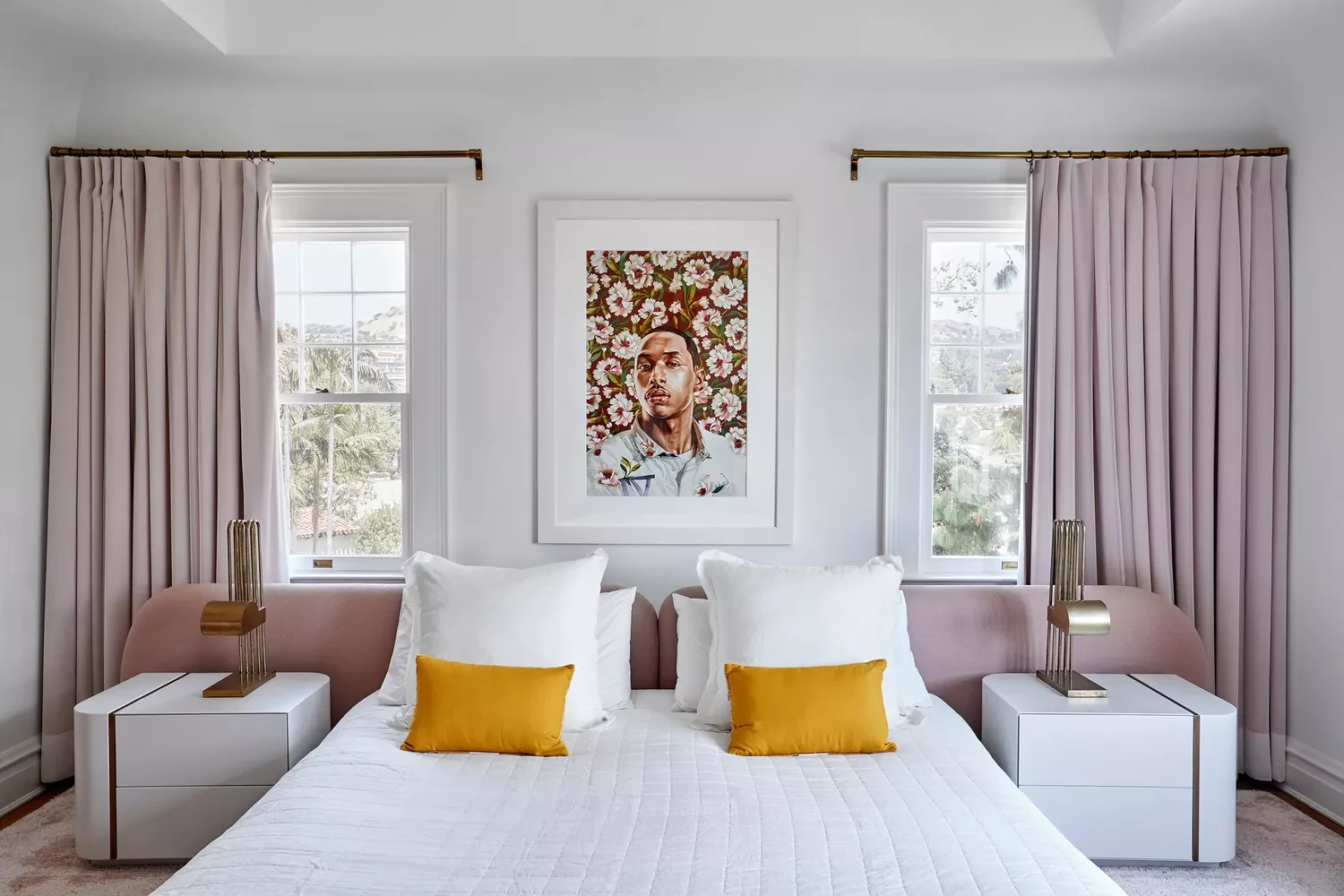 85 Stunning Primary Bedroom Design Ideas to Transform Your Space Hang Colorful Drapes