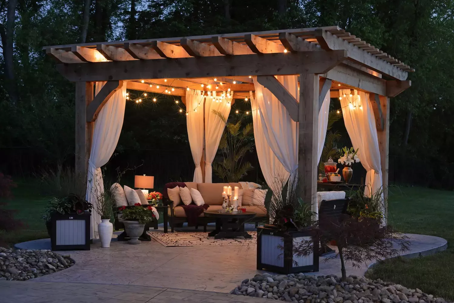 24 Creative DIY Fence Projects to Transform Your Outdoor Privacy Hang Curtains