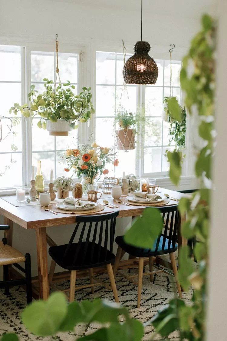 37 Creative Herb Garden Ideas to Transform Your Indoor and Outdoor Spaces Hang Herbs Above Your Dining Table