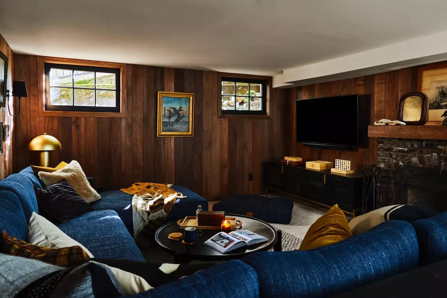 21 Brilliant Ways to Style Your Small Living Room TV Without Compromising Style 6 Hang It Off-Center