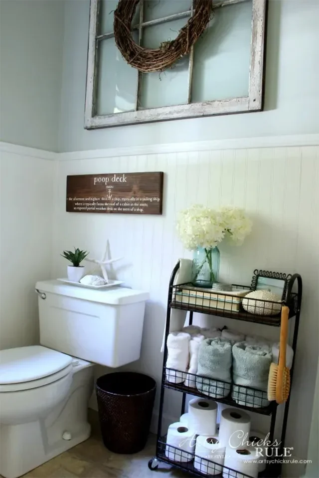 38 Vintage Window Frame Ideas That Transform Any Space 10 Hang It Up In the Bathroom