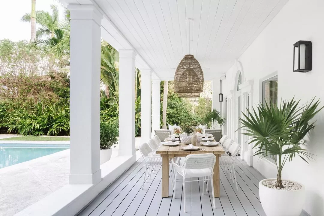 25 Budget-Friendly Porch Ceiling Ideas That'll Transform Your Outdoor Space 7 Hang Lantern-Like Fixtures