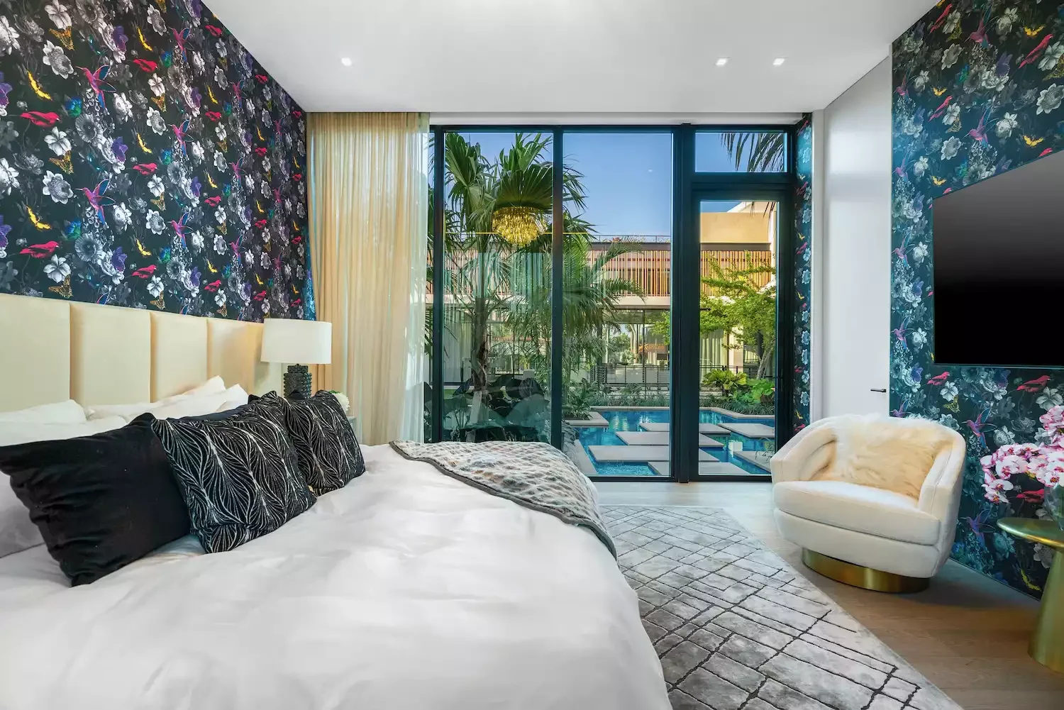 32 Bold Maximalist Bedroom Ideas for Design Lovers Who Embrace the More-Is-More Philosophy 8 Hang Maximalist Wallpaper