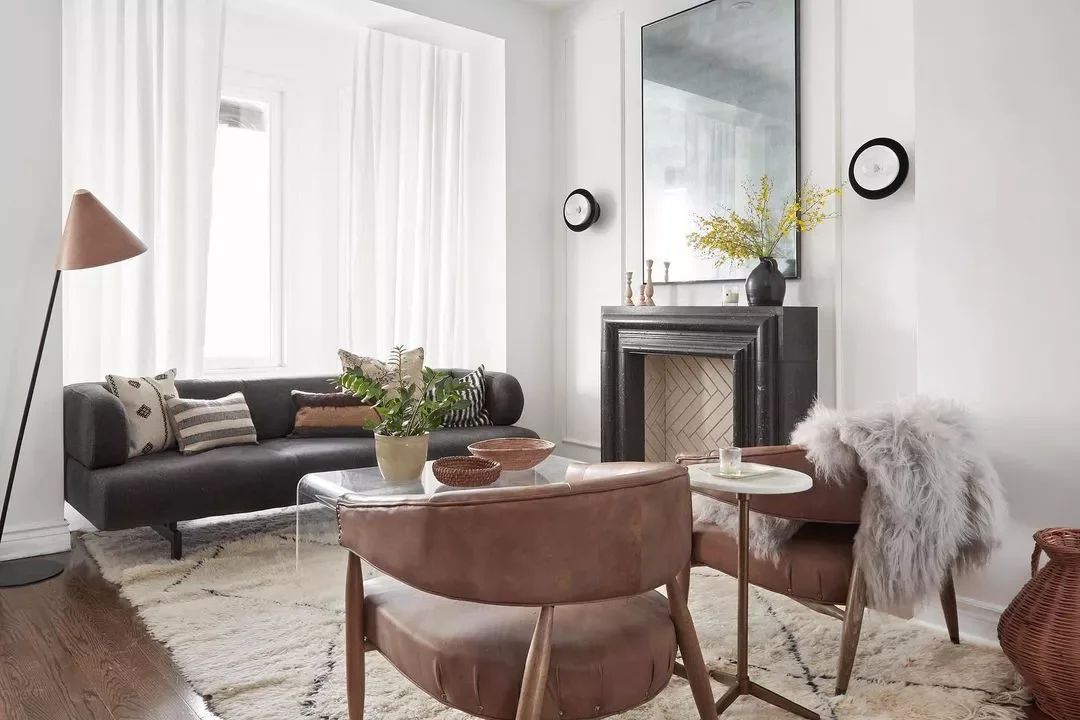 51 Creative Fireplace Mantel Decorating Ideas That Will Transform Your Living Space 34 Hang Muted Art