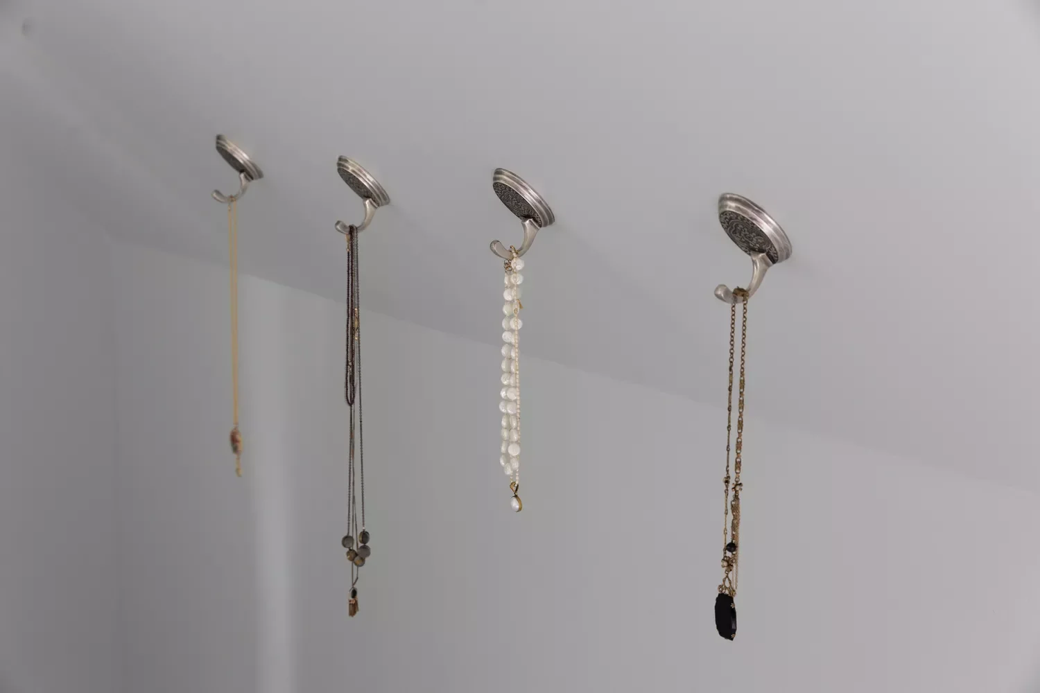 20 Creative Jewelry Organization Ideas That Beautify Your Space Hang Necklaces on a Slant