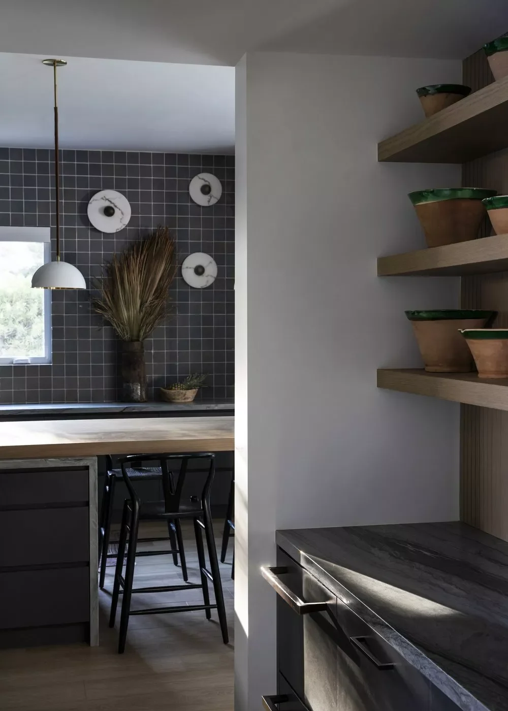 43 Butler's Pantry Ideas That Transform Your Kitchen Storage Into Stylish Function Hang Open Shelving
