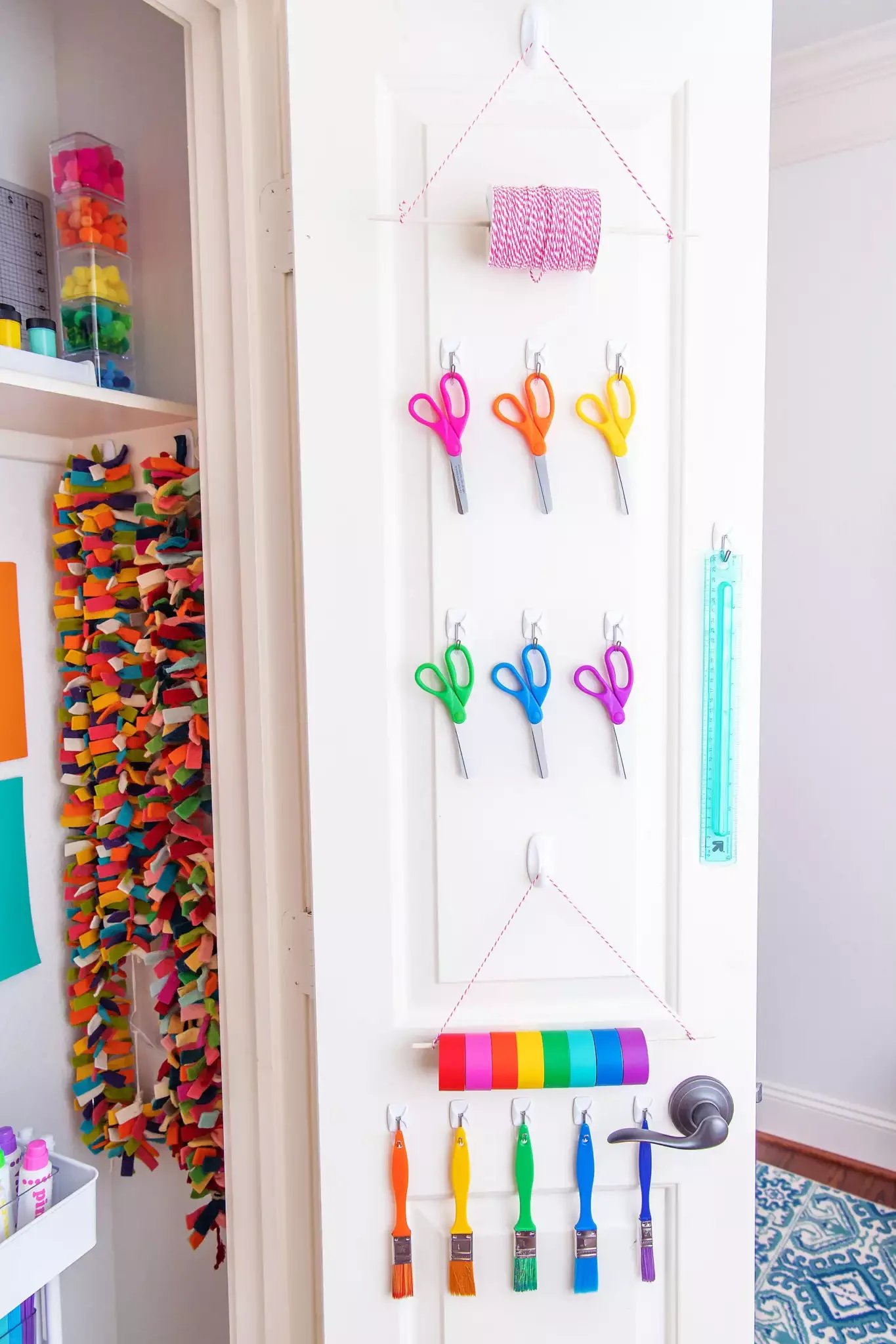 Transform Your Ribbon Storage: Smart Organization Ideas That Actually Work Hang Self-Adhesive Hooks