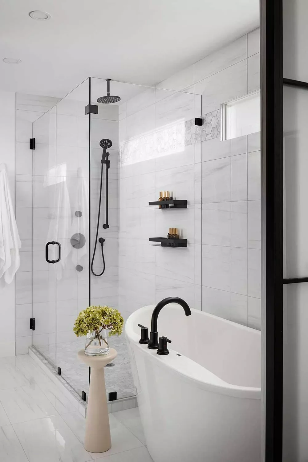 43 Smart Bathroom Storage Solutions That Maximize Every Inch Hang Shelves Inside the Shower