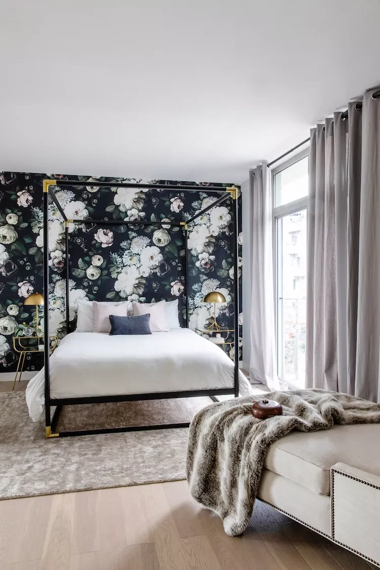 85 Stunning Primary Bedroom Design Ideas to Transform Your Space Hang Statement Wallpaper
