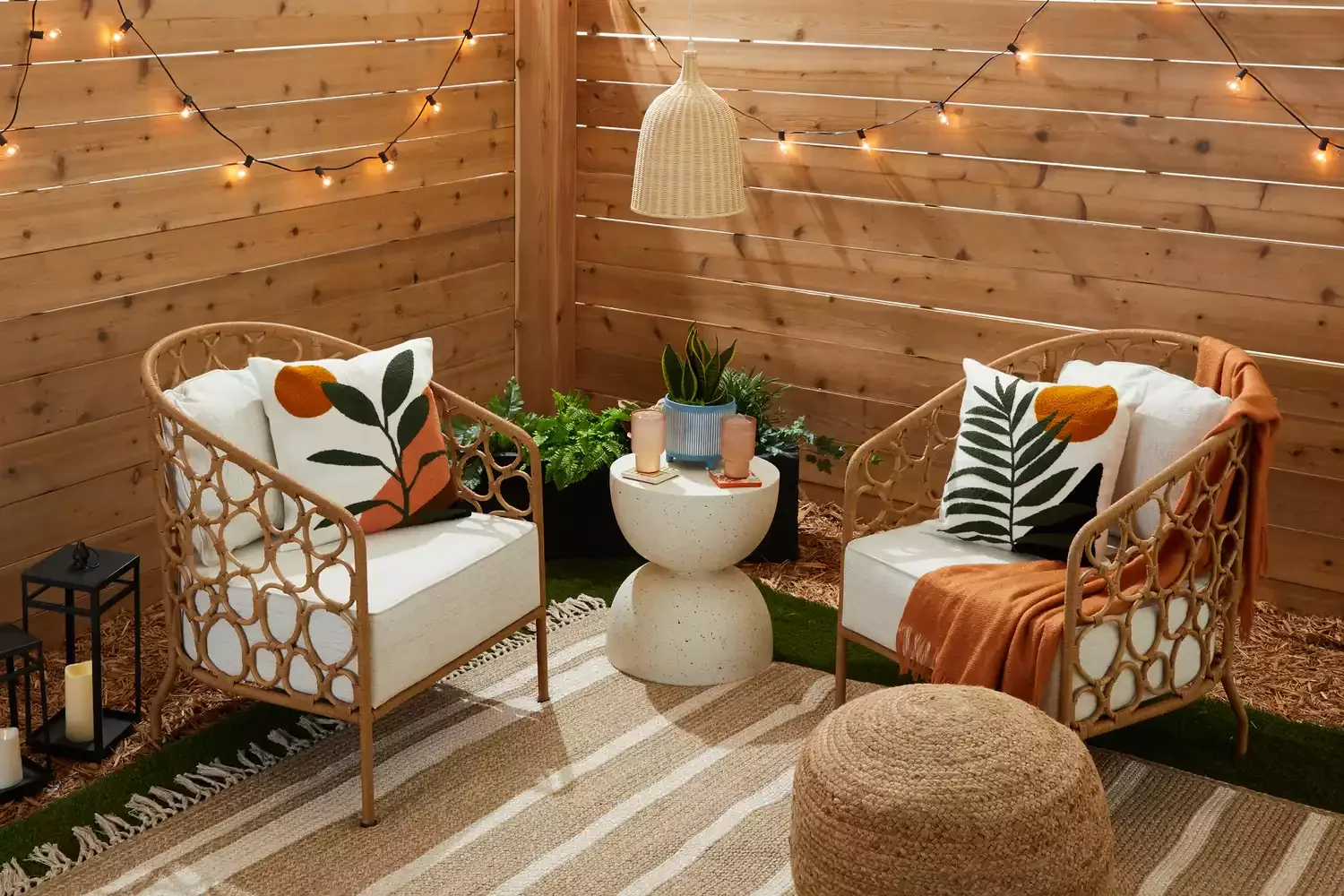 25 Budget Patio Ideas That'll Make Your Neighbors Jealous Hang String Lights