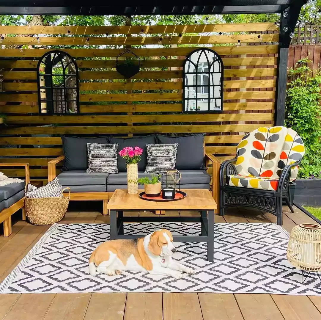 43 Budget-Friendly Backyard Makeover Ideas That Look Expensive 16 Hang Symmetrical Mirrors