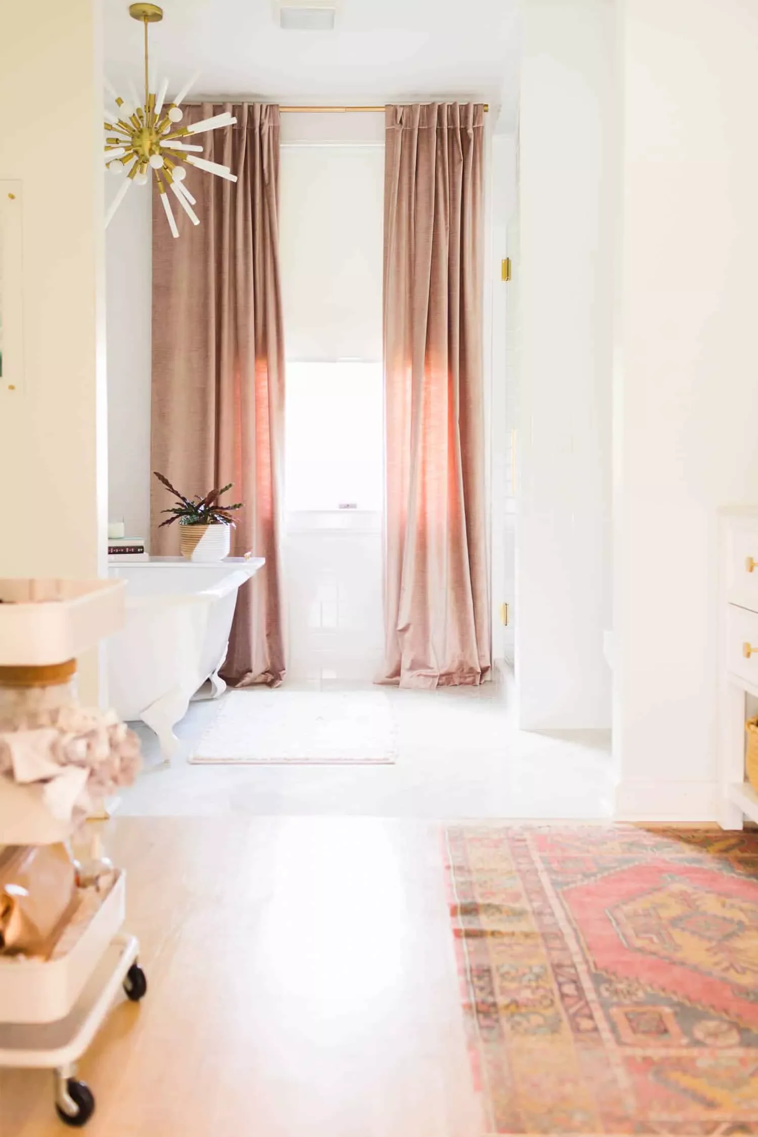 49 Stunning Primary Bathroom Ideas That Will Transform Your Space 35 Hang Tall Curtains