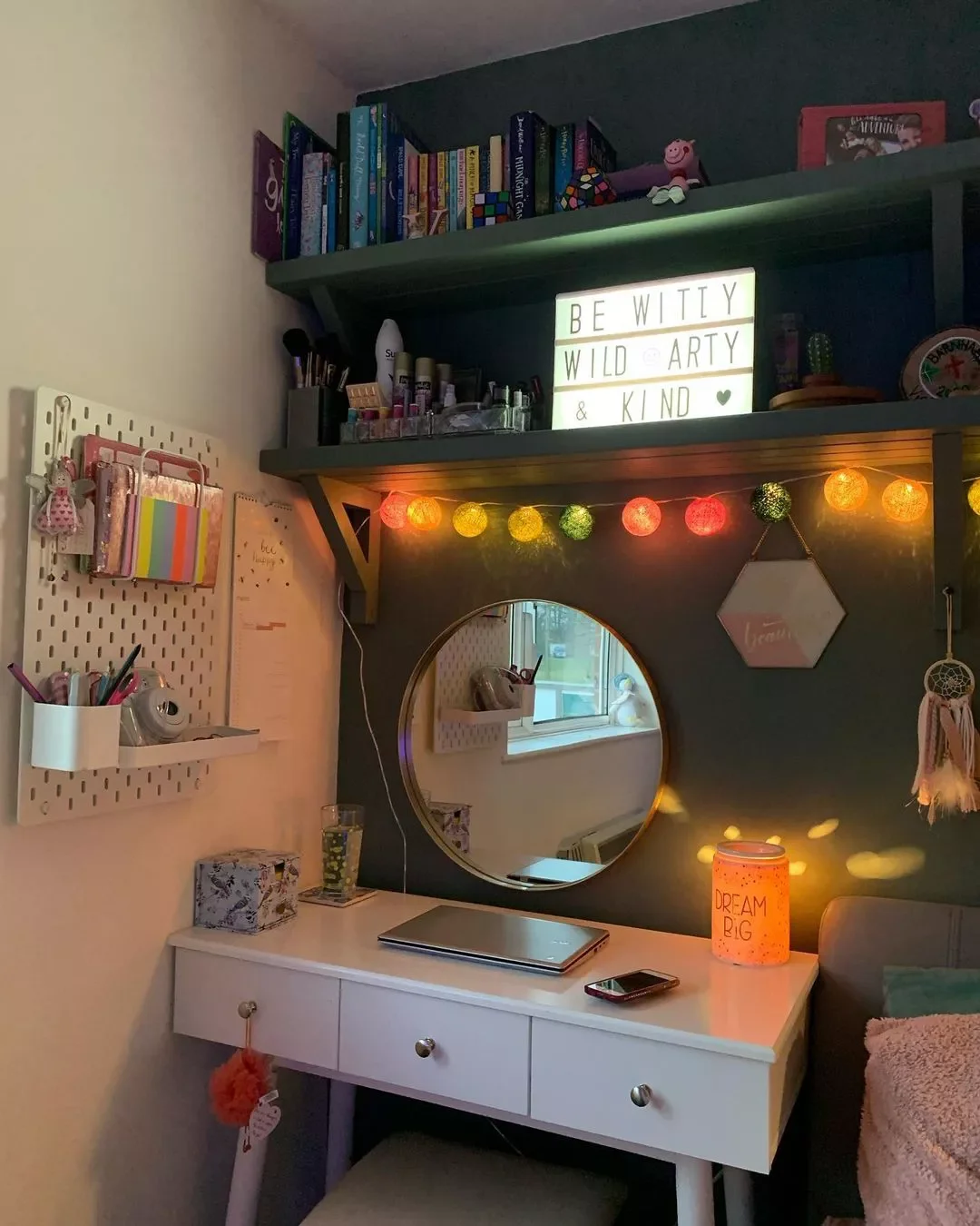 14 Brilliant Lighting Solutions for Your Compact Bedroom 11 Hang Them Above Your Desk, Too